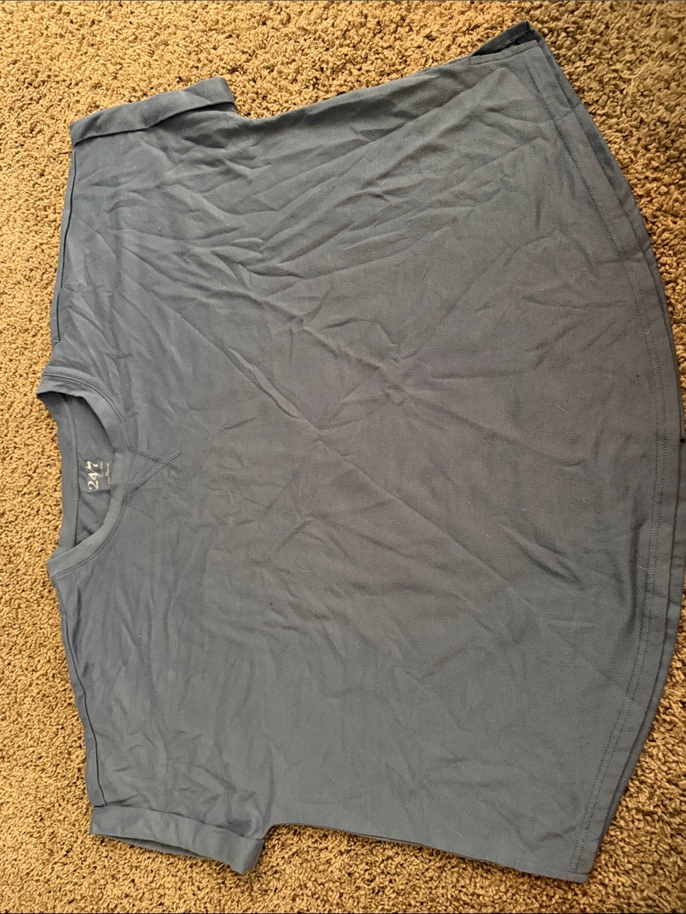 Maurices Short Sleeve Crew Tee in Slate Blue